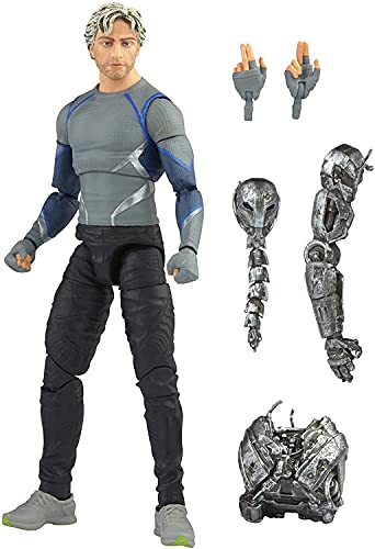 Marvel Hasbro Legends Series 15 cm große Quicksilver Action-Figur, Charakter aus der Infinity Saga, mit Premium-Design und 5 Accessoires HSF0186 Marvel Hasbro Legends Series 15 cm große Quicksilver Action-Figur, Charakter aus der Infinity Saga, mit Premium-Design und 5 Accessoires HSF0186 von Marvel