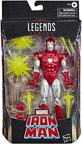 Hasbro Marvel Legends Series Marvel Classic 15 cm große Iron Man Silver Centurion Action-Figur, Premium-Design und 6 Accessoires Hasbro Marvel Legends Series Marvel Classic 15 cm große Iron Man Silver Centurion Action-Figur, Premium-Design und 6 Accessoires von Marvel