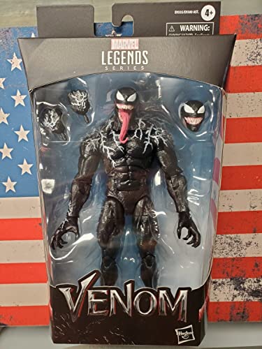 Hasbro Marvel Legends Series Venom 15 cm große Venom Action-Figur, Premium-Design und 3 Accessoires von Marvel