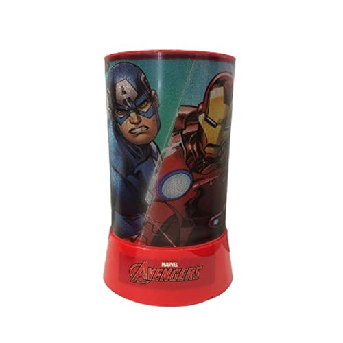 LED Projektionslampe, Avengers, Batteriebetriebene LED Projektionslampe mit superstarkem Avengers Motiv, KL83672, Kids Licensing von Marvel