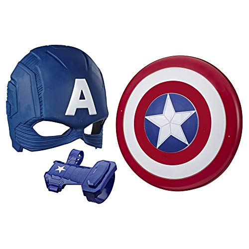 MARVEL Avengers Captain America Rollenspiel-Set (Captain America Maske und Magnetschild Spielzeug für Rollenspiele) von Marvel