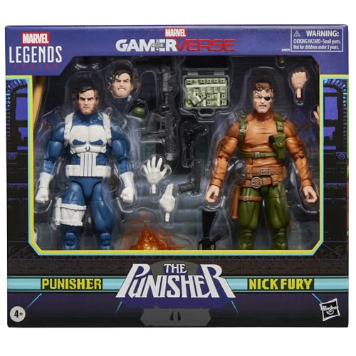Marvel Legends Series Gamerverse Punisher und Nick Fury Action-Figuren zum Sammeln Marvel Legends Series Gamerverse Punisher und Nick Fury Action-Figuren zum Sammeln von Marvel