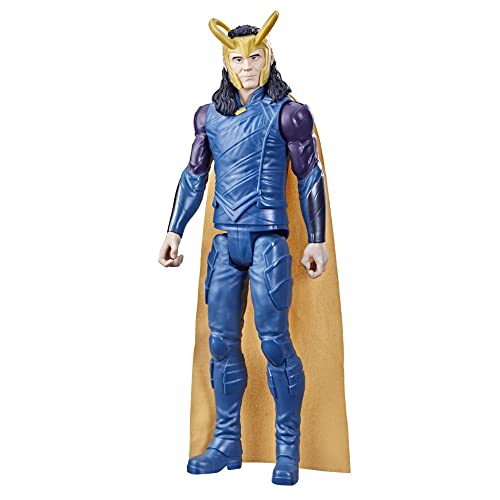 Marvel Avengers Titan Hero Series Collectible Loki Action Figure, Toy For Ages 4 and Up F2246, Black, 12-Inch von AVENGERS