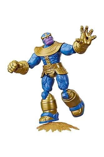 Hasbro Marvel Avengers Bend And Flex Action-Figur, 15 cm große biegbare Thanos Figur, enthält ein Effekt-Accessoire, für Kids ab 6 Jahren Hasbro Marvel Avengers Bend And Flex Action-Figur, 15 cm große biegbare Thanos Figur, enthält ein Effekt-Accessoire, für Kids ab 6 Jahren von Marvel