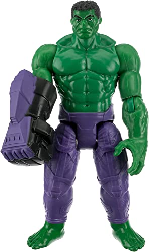 Marvel Avengers Mech Strike 15 cm große Action-Figur, Spielzeug Hulk mit Battle-Accessoire, für Kids ab 4 Jahren Marvel Avengers Mech Strike 15 cm große Action-Figur, Spielzeug Hulk mit Battle-Accessoire, für Kids ab 4 Jahren von AVENGERS