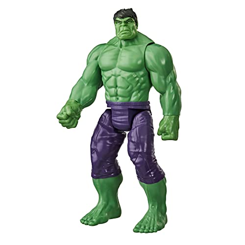 Marvel Avengers Titan Hero Series Blast Gear Deluxe Hulk Action Figure, 30-cm Toy, Inspired byMarvel Comics, For Children Aged 4 and Up,Green von AVENGERS