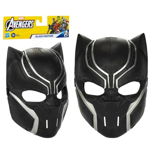 Marvel Avengers Black Panther Rollenspielmaske, Superhelden-Spielzeug und Sammlerobjekt für Kinder ab 5 Jahren von Marvel
