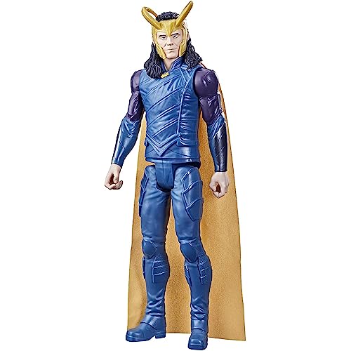 Marvel Avengers Titan Hero Series Collectible Loki Action Figure, Toy For Ages 4 and Up F2246, Black, 12-Inch von AVENGERS