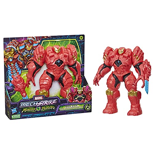 Marvel Hasbro F5073 Avengers, Mech Strike, Monster-Jäger-Anzug, Iron Man, Spielzeug, 20 cm große Deluxe-Figur, ab 4 Jahren, Mehrfarbig Marvel Hasbro F5073 Avengers, Mech Strike, Monster-Jäger-Anzug, Iron Man, Spielzeug, 20 cm große Deluxe-Figur, ab 4 Jahren, Mehrfarbig von Marvel