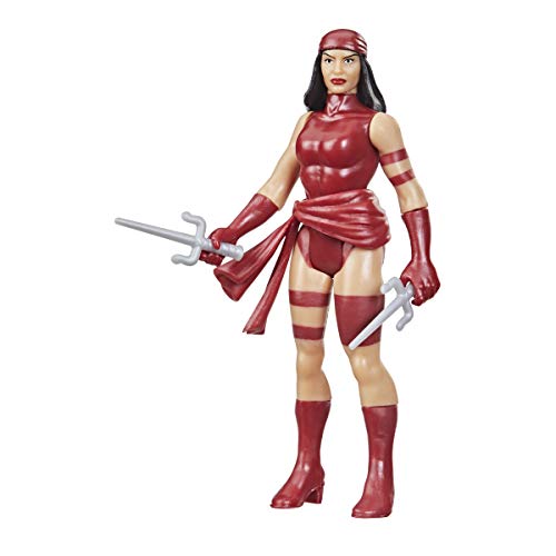 Marvel F2657 Hasbro Legends Retro 375 Collection Elektra Actionfigur Spielzeug 9,5 cm von Marvel