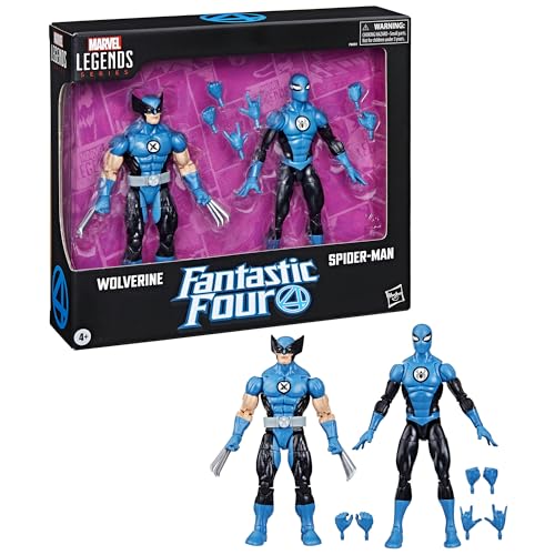 Marvel Hasbro Legends Series, Wolverine und Spider-Man, Actionfiguren, inspiriert von den Fantastic Four Marvel Hasbro Legends Series, Wolverine und Spider-Man, Actionfiguren, inspiriert von den Fantastic Four von Marvel