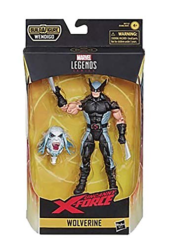 Marvel Hasbro Legends Series 6" Collectible Action Figure Wolverine Toy (X-Men/X-Force Collection) – with Wendigo Build-A-Figure Part von Marvel