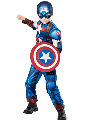 Marvel Jongen Kostüm Kleid Captain America Blau 140 Marvel Jongen Kostüm Kleid Captain America Blau 140 von Marvel