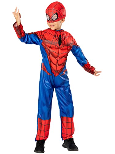 Marvel Jongen Kostüm Kleid Spiderman Blau 104 von Marvel