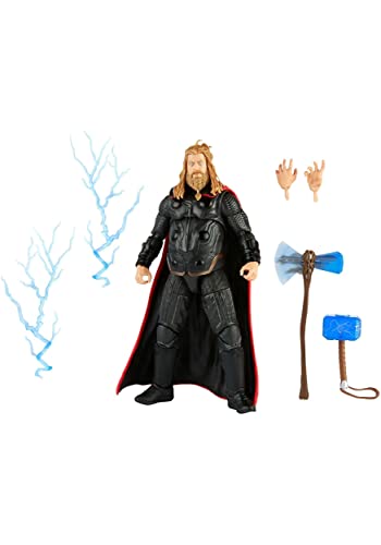 Marvel Legends Series 15 cm große Thor Action-Figur, Charakter aus der Infinity Saga, mit Premium-Design und 5 Accessoires von Marvel
