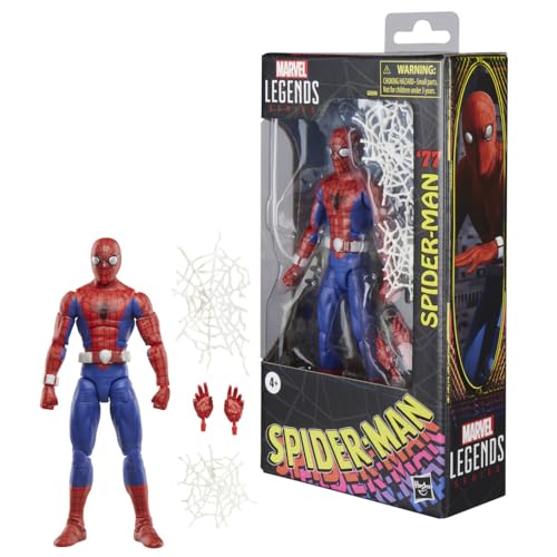 Marvel Legends Series Spider-Man '77, klassische Sammelfigur, inspiriert vom 6-Zoll-Film von Marvel