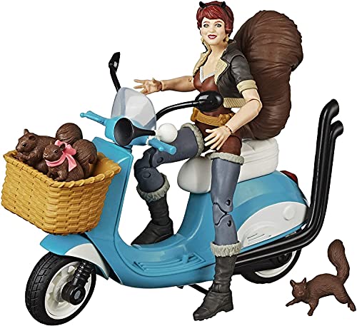 Hasbro Marvel Legends Series 15 cm große Unbeatable Squirrel Girl Action-Figur, Premium Design, enthält Fahrzeug und Accessoires von Marvel