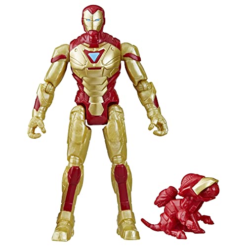 Marvel Mech Strike Mechasaurs Iron Man Actionfigur, 10,2 cm, mit Waffenzubehör, Spielzeug für Kinder ab 4 Jahren, Medium Marvel Mech Strike Mechasaurs Iron Man Actionfigur, 10,2 cm, mit Waffenzubehör, Spielzeug für Kinder ab 4 Jahren, Medium von Marvel