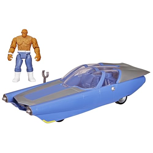 Marvel Studios The Fantastic Four Epic World of Action Hover & Fahr Fantasticar, Spielzeugset mit Figur und Auto von Marvel