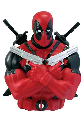 Unbekannt Marvel Deadpool Bust Bank (Spardose), 67409, Multi-Colored von Marvel