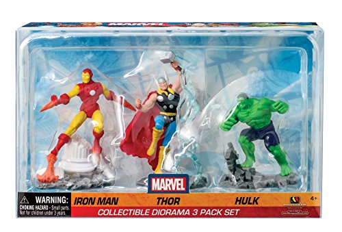 Unbekannt Monogram – mg67980 – Diorama – Iron Man – Thor – Hulk – 3-teilig von Marvel