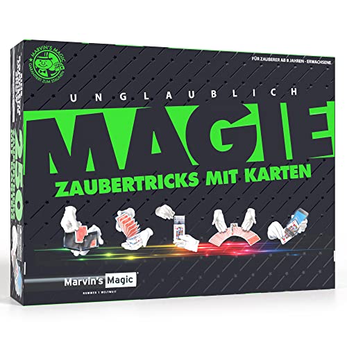 Marvin's Magic - 250 ultimative magische Kartentricks - Kinder-Kartenspiele - Kinderspielzeug für Weihnachten & Geburtstag - Kartentrick-Zauberset für 8 Jahre und älter von Marvin's Magic