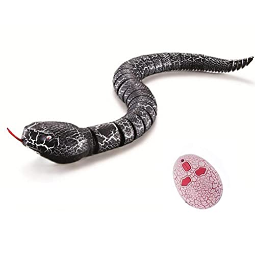 MasYosh Ferngesteuerte Schlange, Realistisches Schlangen-Spielzeug, USB Wiederaufladbare Schlange, Gruseliges Witzspielzeug, Schnelle Bewegung, Geschenke für Kinder von MasYosh