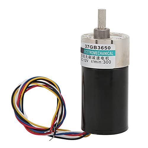 MasYosh Pinsel ohne Geschwindigkeitsreduzierer Motor Mini DC24V CW/CCW Ruhig für Mikromaschinen XD-37GB3650 (20 U/min/min) von MasYosh