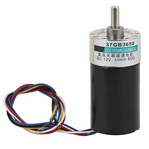 MasYosh Pinsel ohne Geschwindigkeitsreduzierer Motor Mini DC24V CW/CCW Ruhig für Mikromaschinen XD-37GB3650 (50 U/min/min) von MasYosh