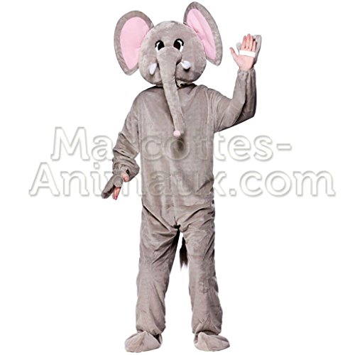 Elefanten-Kostüm, Maskottchen Elefant, Elefant (Erwachsenengröße) von MascottesAnimaux