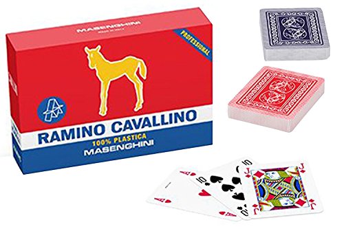 MASENGHINI Profi-Spielkarte Rommé Pferd VC28 MASENGHINI Profi-Spielkarte Rommé Pferd VC28 von Masenghini