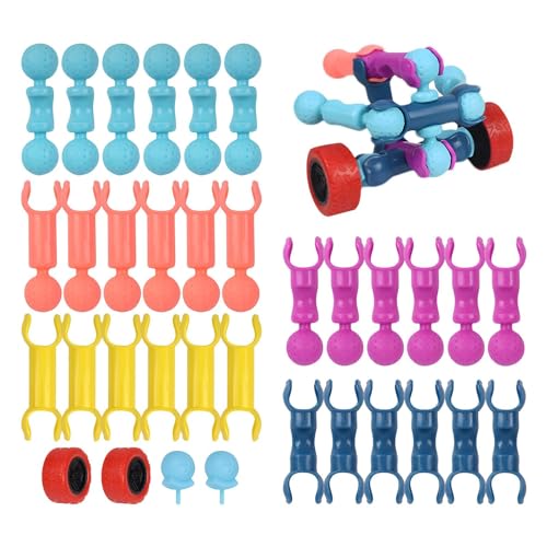 Maseyivi Bauklötze Spielzeug,Bauklötze für Kinder | Skelett-Bausteine ​​für den Bildungsbau - 34-teilige Bausteine, sensorischer Block, lustige -Aktivität von Maseyivi