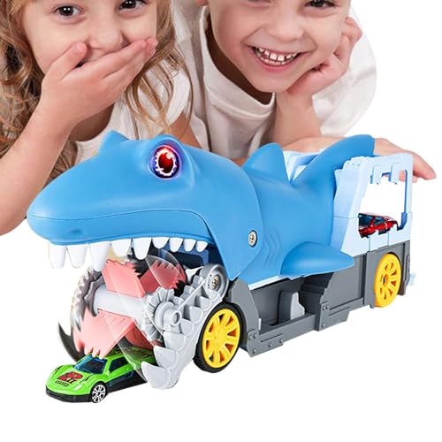 Maseyivi Dinosaurier-Spielzeugauto-Schlepper, Dinosaurier-LKW | Dinosaurier-Transport-Autotransporter-LKW-Spielzeug,Spielzeugauto-Dinosaurier-Transporter und -Auto, Kinderspiel-Trucks für Jungen und von Maseyivi