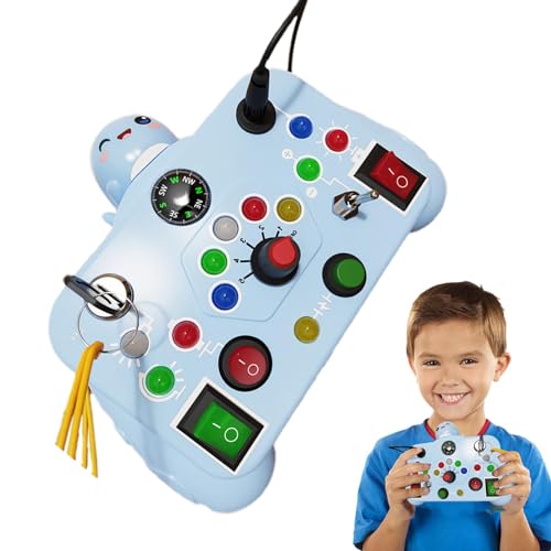Maseyivi Kleinkind-Sensorbrett, -Fleißspielzeug | Elektrisches sensorisches Aktivitätsbrettspielzeug für Kleinkinder | Vorschulspielzeug zur Schulung der Sinneswahrnehmung für Kinder im von Maseyivi