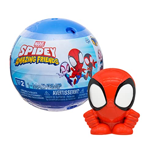 Mash'Ems 52162 Spidey und Seine Amazing Friends-Styles variieren, lizenzierte Squishies, Disney Spiderman, Mystery Collectables, Spielzeug für Kinder ab 4 Jahren Mash'Ems 52162 Spidey und Seine Amazing Friends-Styles variieren, lizenzierte Squishies, Disney Spiderman, Mystery Collectables, Spielzeug für Kinder ab 4 Jahren von Mash'Ems