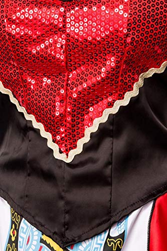 Mask Paradise Atixo Red Queen Kost?mset - schwarz/rot/wei?, Gr??e Atixo:XS-M von Mask Paradise
