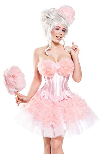 Mask Paradise Cotton Candy Girl, Kost?mset f?r Damen, Gr??e: 2XL von Mask Paradise