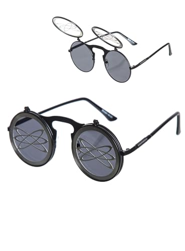 Atom Flip-up Sonnenbrille - lustige Klappbrille mit Motiv - Kostüm-Zubehör Karneval & Motto-Party von Maskworld