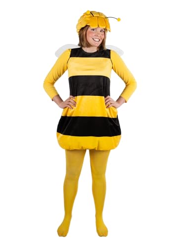 Biene Maja Kostüm für Erwachsene - Tierkostüm - Zweiteilig - Karneval & Motto-Party (L) von Maskworld