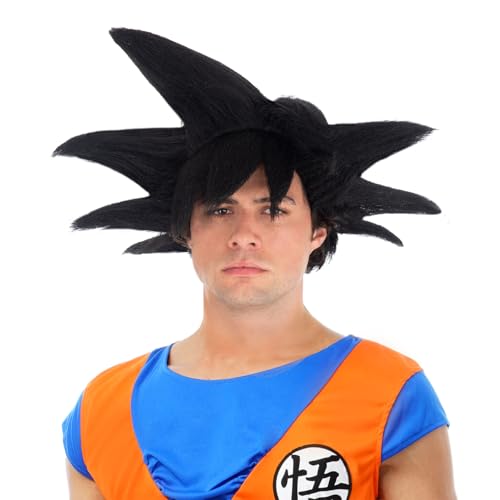 Chaks - Goku Saiyajin Perücke, Dragon Ball, Kostüm Accessoire, Outfit Zubehör für Karneval, Halloween und Anime Fans Chaks - Goku Saiyajin Perücke, Dragon Ball, Kostüm Accessoire, Outfit Zubehör für Karneval, Halloween und Anime Fans von Maskworld