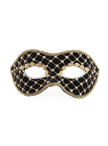 Colombina velluto nero oro - Venezianische Maske - traditionell handgefertigt - Carnevale di Venezia Colombina velluto nero oro - Venezianische Maske - traditionell handgefertigt - Carnevale di Venezia von Maskworld