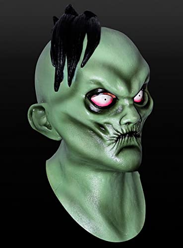 Comic Zombie Maske aus Latex- Erwachsenen Horror Kostüm Vollmaske - ideal auch für Karneval, Motto- & Grusel-Party von Maskworld