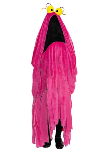 Die Sesamstraße – Yip Yip Marsianer Kostüm - pink - Einheitsgröße - Verkleidung Karneval, Halloween, Motto-Party von Maskworld