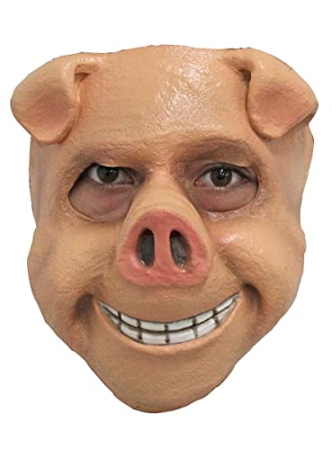 Fieses Schwein Maske - ideal für Halloween, Karneval, Motto- & Grusel-Party von Maskworld