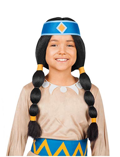 Generique - Yakari Indianer-Stirnband für Kinder Lizenzartikel für Kinder blau-gelb von Maskworld