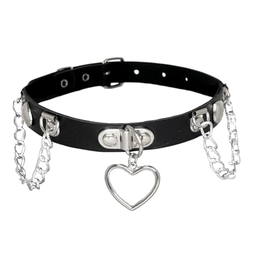 Halsband Locked In Love - Kostüm-Zubehör - Halloween, Karneval, CSD, Motto-Party, Cosplay von Maskworld