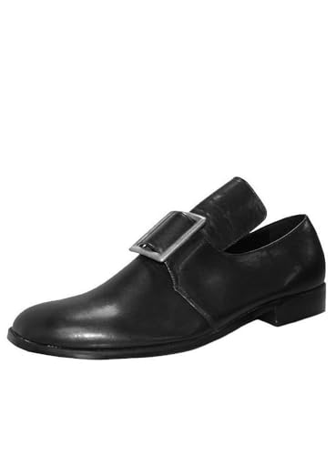 Historische Schnallenschuhe - Halbschuhe schwarz mit Schnalle - Schuhgröße: 40-41 von Maskworld