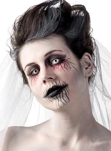 Hochwertiges Halloween Make-up Set - Geisterbraut - Verkleidung Schminke - Karneval & Motto-Party von Maskworld