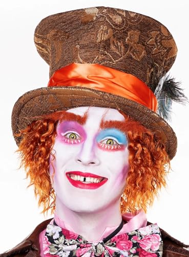 Hochwertiges Halloween Make-up Set - Verrückter Hutmacher - Verkleidung Schminke - Karneval & Motto-Party von Maskworld