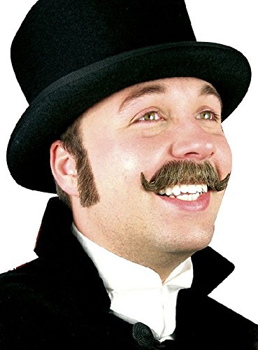 Koteletten Sideburns aus Echthaar zu Karneval Fasching braun Koteletten Sideburns aus Echthaar zu Karneval Fasching braun von Maskworld
